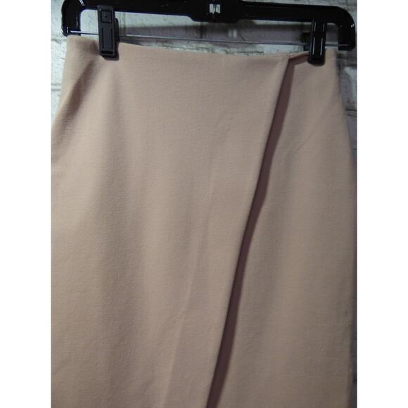 $220 N Nicholas Petal Pink Ponti Wrap Front Skirt 4 US 8UK NWT - Picture 4 of 11